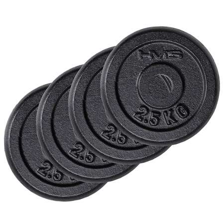 Obciążenia Żeliwne Talerze Na Gryf Sztangę Do Treningu Siłowego 4x2,5 kg