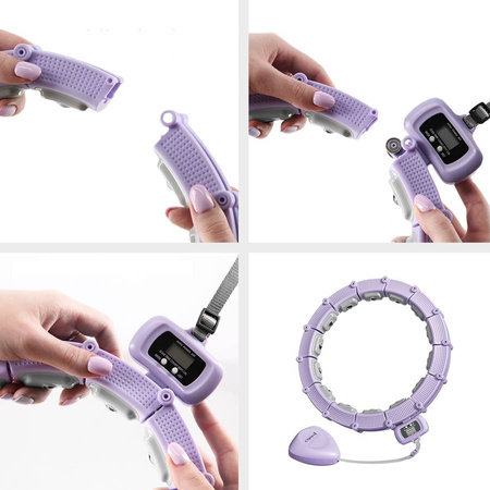 HMS Hula Hop Odchudzające Z Obciążeniem + Wyświetlacz + Pas