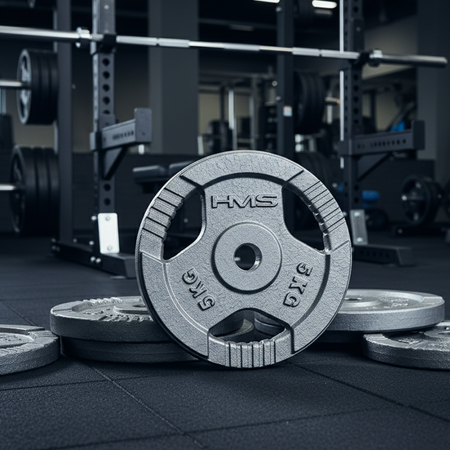 Obciążenie Żeliwne Talerz Hammertone Na Gryf Do Treningu Siłowego 5 kg HMS