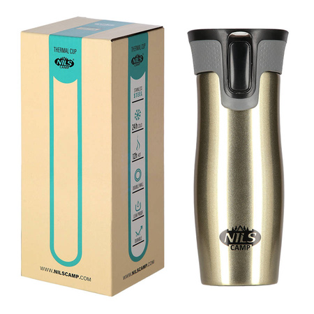 NILS Kubek Termiczny Termos Turystyczny 420 ml