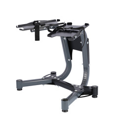 HMS Stalowy Stojak Na Sztangielki Regulowane Do 100 kg