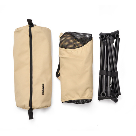 METEOR Krzesło Turystyczne Ogrodowe Składane + Pokrowiec