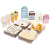 MAMABRUM Składany Sklepik Drewniany Kawiarnia Cukiernia Z Akcesoriami