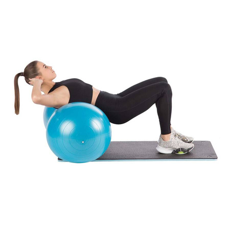 HMS Piłka Gimnastyczna Podwójna Orzeszek Fasolka + Pompka