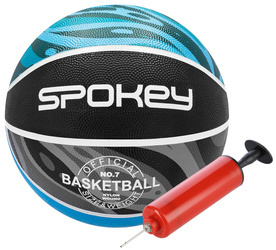 SPOKEY Piłka Koszowa Do Koszykówki Treningowa Rozmiar 7 + Pompka