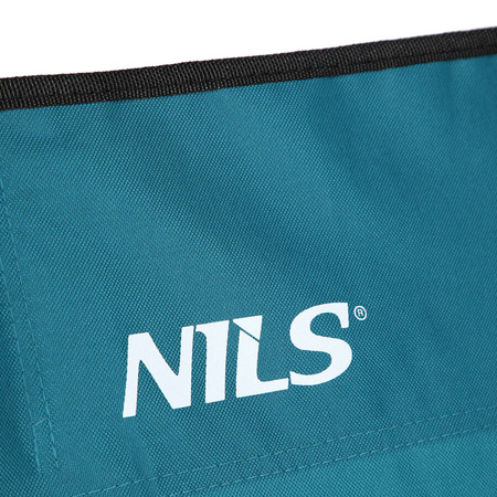 NILS Leżak Plażowy Ogrodowy Składany Fotel Turystyczny + Pokrowiec