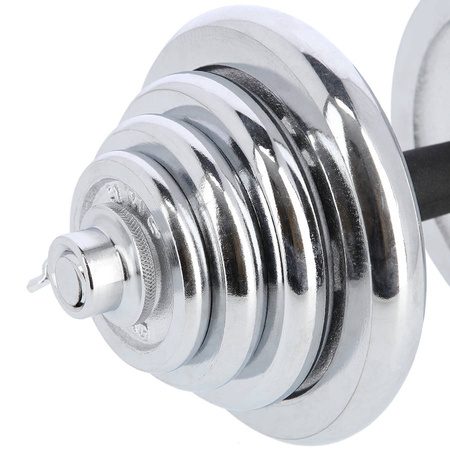 HMS Sztangielki Stalowe Treningowe Do Ćwiczeń Hantle Obciążenia 2x25 kg