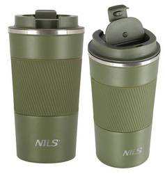 Kubek Termiczny Termos Turystyczny Stalowy Butelka Na Kawę Herbatę 510 ml