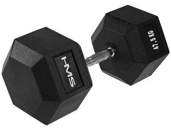 Hantla Sześciokątna Gumowana HEX PRO 47,5 kg HMS