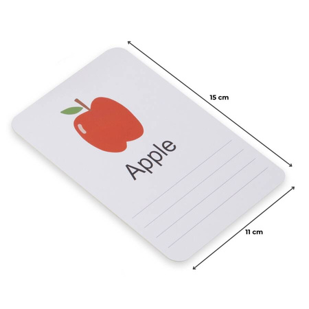 MAMABRUM Duże Karty Do Nauki Pisania Cyfry I Alfabet