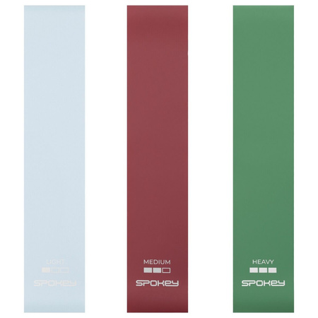Zestaw 3 Gum Oporowych Do Ćwiczeń Rozciągania Treningu Fitness Crossfit SPOKEY