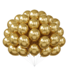 Balony Złote Klasyczne Lateksowe Shiny Na Przyjęcie Ślub 13 cm - 100 szt.