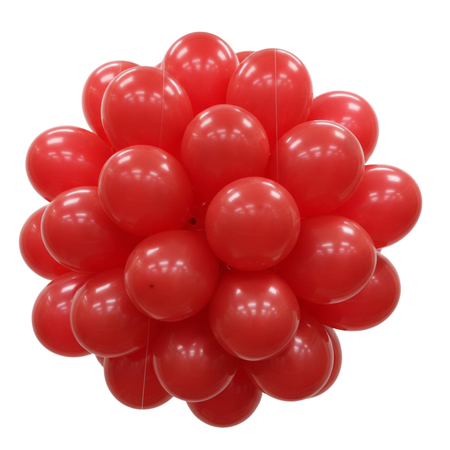 Balony Lateksowe Pastelowe Czerwone Na Urodziny Przyjęcie 5" - 100 szt.