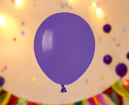 Balony Fioletowe Klasyczne Pastelowe Na Przyjęcie Urodziny 13 cm 100 szt.