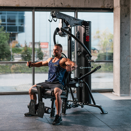 Atlas Do Ćwiczeń Domowa Siłownia Z Ławką Regulowane Ramiona + Stos HMS