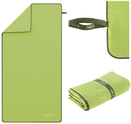 Duży Ręcznik Szybkoschnący Z Mikrofibry Plażowy 180x100 cm + Zawieszka NILS