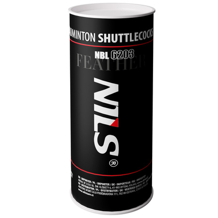 Zestaw 2 Rakiety + 3 Lotki Do Gry Rekreacyjnej W Badmintona W Pokrowcu NILS