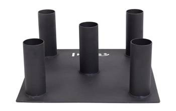 Stojak Na Sztangi Gryfy Olimpijskie 5 Otworów Podstawa 38x38 cm HMS