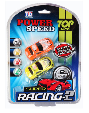 Tor Samochodowy Wyścigowy Dla Dzieci 231 cm + 3 Samochodziki