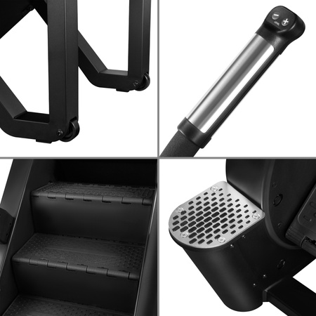 Schody Treningowe Regulowane Do Ćwiczeń Fitness ST03 HMS