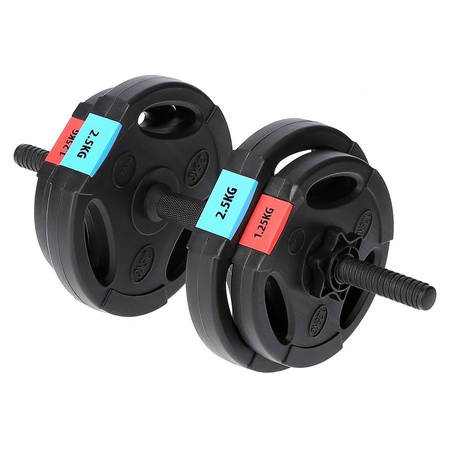 HMS Zestaw Sztanga Sztangielki Regulowane 62 kg