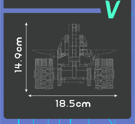 Klocki Konstrukcyjne Robot 5w1 903 Elementy MOULD KING