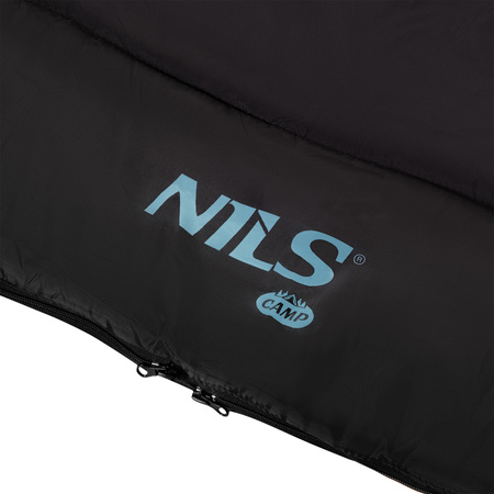 Śpiwór Turystyczny Ciepły Kempingowy Dwuosobowy 3w1 Z Pokrowcem 200x140 cm