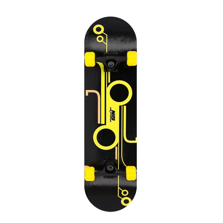 Deskorolka Klasyczna Drewniana Deska Skateboard Dla Początkujących NILS