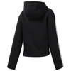 Bluza Z Kapturem Oversize Szeroki Rękaw Damska Bawełniana Czarna REEBOK