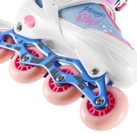 NILS Łyżworolki Rolki Regulowane Rekreacyjne Dla Dziecka PRINCESS
