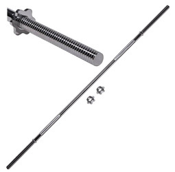 HMS Gryf Prosty Z Gwintem + Zaciski 180 cm