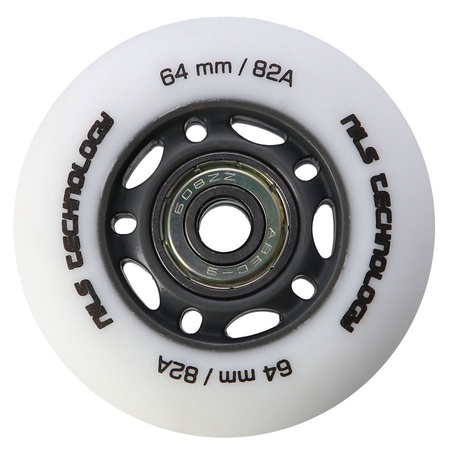 NILS Zestaw 8x Kółka 64 mm + Łożyska ABEC-9 Do Rolek
