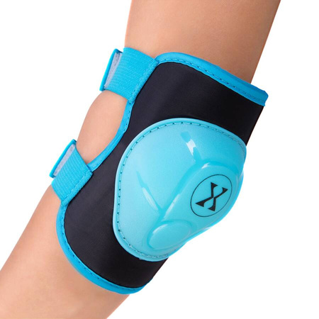 Kask Regulowany Orzeszek + Ochraniacze Zestaw Na Rolki Rower Hulajnogę NILS