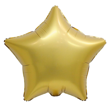 Balon Foliowy Dekoracyjny Ozdobny Imprezowy Gwiazda Na Urodziny Złoty 19"