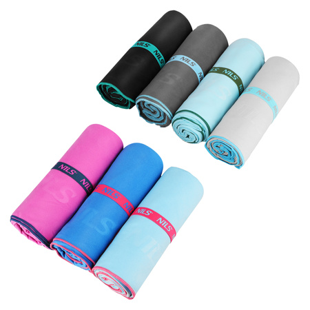 NILS Ręcznik Szybkoschnący Z Mikrofibry Plażowy 200x90 cm + Zawieszka