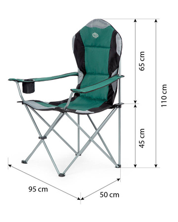 NILS Krzesło Plażowe Turystyczne Składane Kempingowe Ogrodowe + Pokrowiec