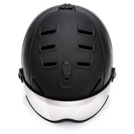 Kask Narciarski Z Szybą Snowboardowy Regulowany METEOR
