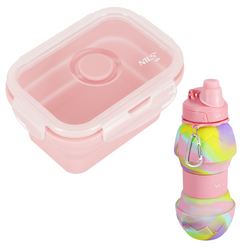 Śniadaniówka Lunchbox Pojemnik Dla Dziecka Do Szkoły 355 ml + Bidon 700 ml