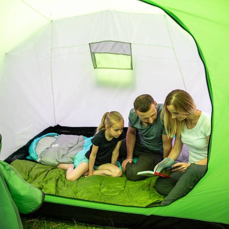 NILS Duży Namiot Turystyczny Ogrodowy 6 Osobowy + Pokrowiec