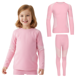 Odzież Bielizna Termiczna Termoaktywna Zimowa Narciarska Dla Dziewczynki
