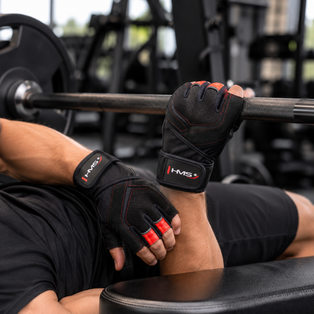 HMS Rękawice Kulturystyczne Treningowe Na Siłownię Do Ćwiczeń Fitness