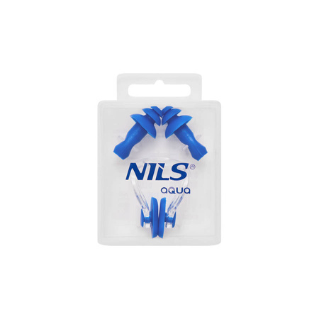 NILS Dziewczęcy Zestaw Pływacki 3w1 Okularki + Czepek + Zatyczki