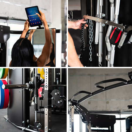 Atlas Wielofunkcyjny Suwnica Smitha Ze Stosem Do Ćwiczeń Siłowych Treningu