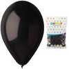 Balony Lateksowe Klasyczne Pastelowe Czarne Na Urodziny GEMAR 10" 200 szt.