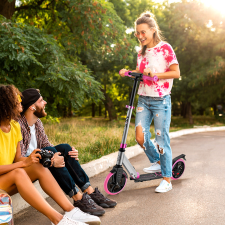 Hulajnoga Składana Miejska Duża Koła 200 mm Regulowana Wysokość NILS