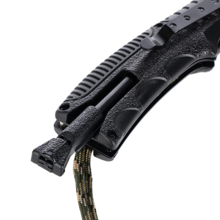 Nóż Składany Taktyczny Wojskowy Survivalowy Stal Nierdzewna + Krzesiwo NILS