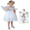 Strój Kostium Przebranie Aniołka Sukienka Skrzydła Na Jasełka Bal Świętych