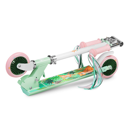 SPOKEY Dziecięca Hulajnoga Klasyczna Dwukołowa Rekreacyjna Z Frędzlami 125 mm