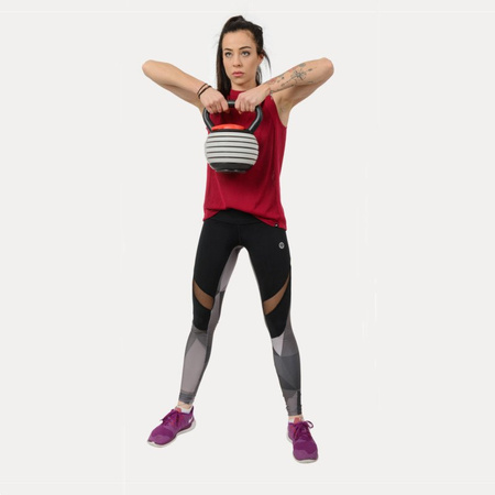 HMS Kettlebell Regulowany Ciężarek Do Ćwiczeń Treningu Siłowego 3-17 kg