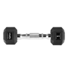 Hantla Ciężarek Gumowany Do Ćwiczeń Treningu Siłowego HEX PRO 1 kg HMS